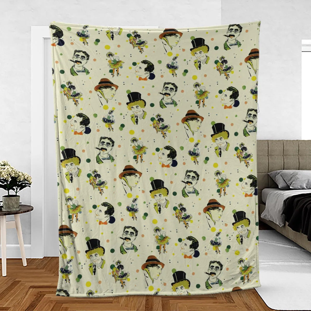 The Cocoanuts The Marx Brothers Fleece Blanket