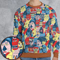 Trash Monsters Adult Swim All-over Print Sweatshirt