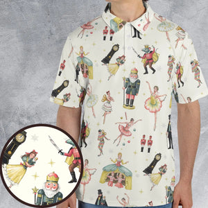 Plum Fairy for Holiday The Nutcracker AOP Men/Women Polo Shirt