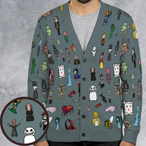 The Races of Doctor Who Cardigan