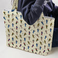 Carl In Masters Of The Universe Pattern Large Tote Bag
