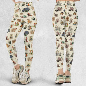 Nostalgia Terrytoons Characters Legging