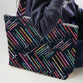 Lightsabers Star Wars Pattern Large Tote Bag
