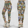 Vintage Horror Movies Legging