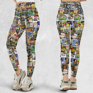 Vintage Horror Movies Legging