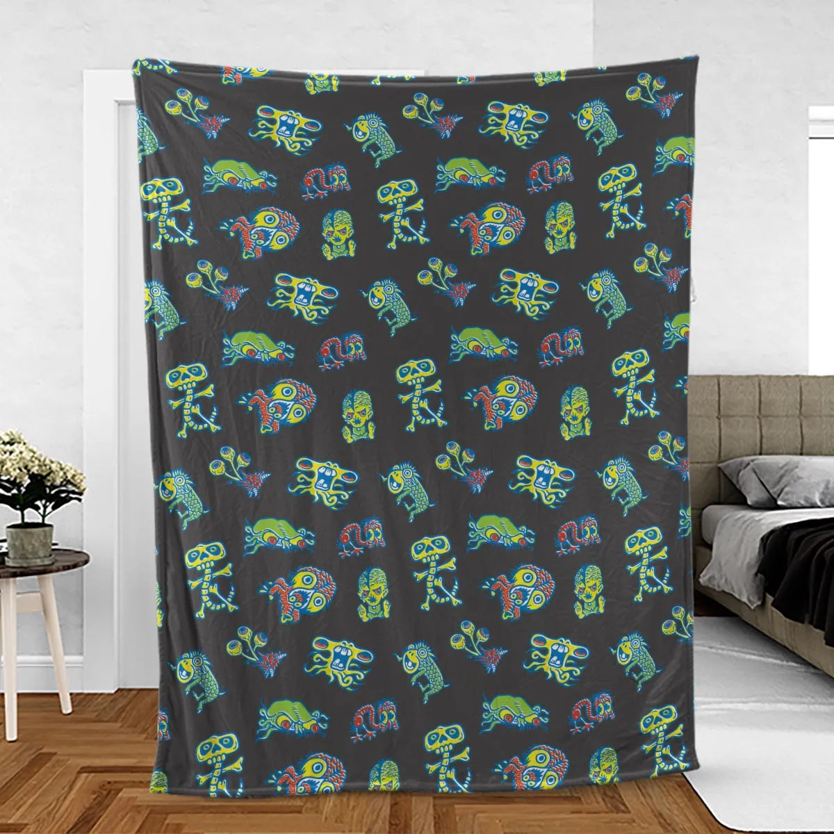 How To Use Monster Tatoos Fleece Blanket