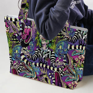 Stay Spooky Beetlejuice Large Tote Bag