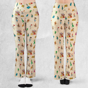 Bedrock The Flintstones Flare Leggings