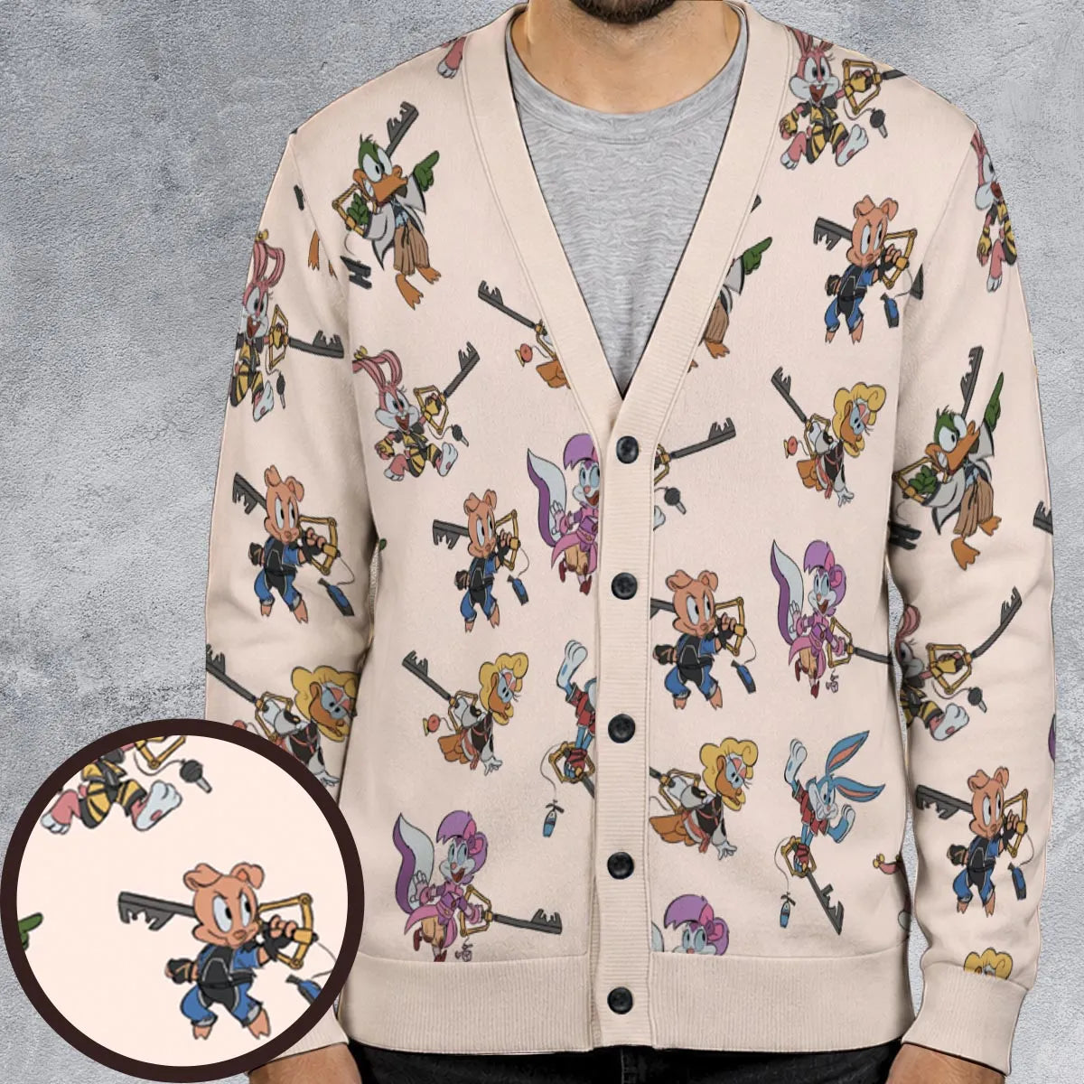 Kingdom Farce Kingdom Heart Cardigan
