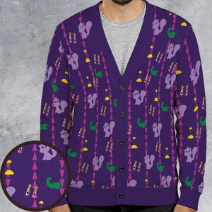 Yzma and Kronk Pattern The Emperor's New Groove Cardigan