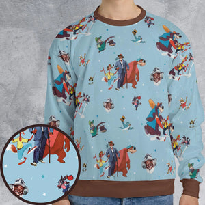 Song of The South Characters All-over Print Sweatshirt