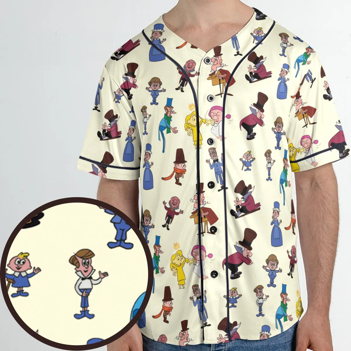 Mister Magoo's Christmas Unisex Baseball Jersey