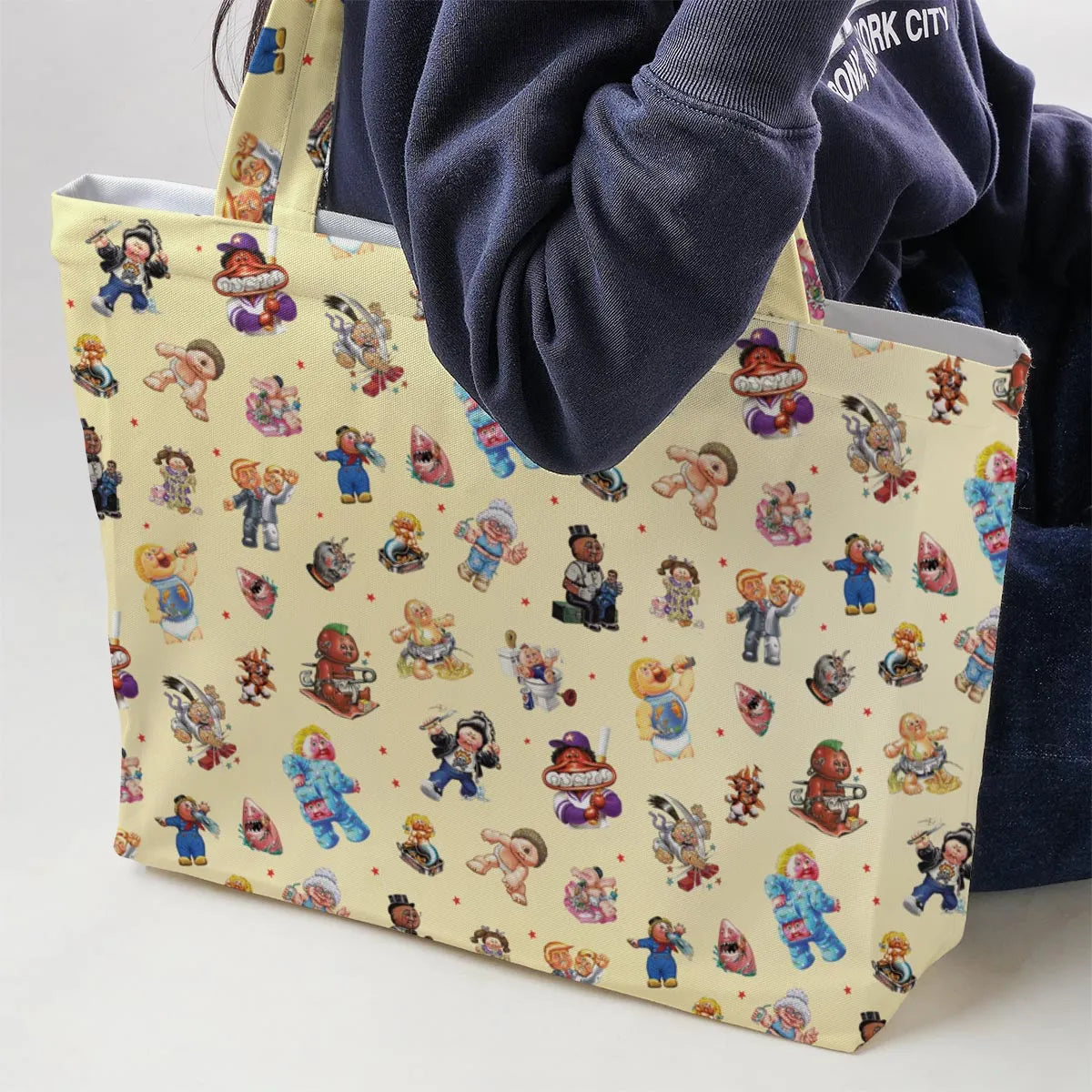 90s Garbage Pail Kids Large Tote Bag
