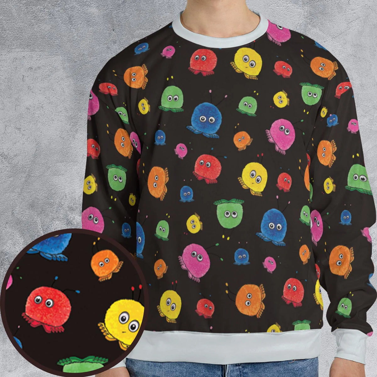 Vintage Fur Toys Weepuls All-over Print Sweatshirt