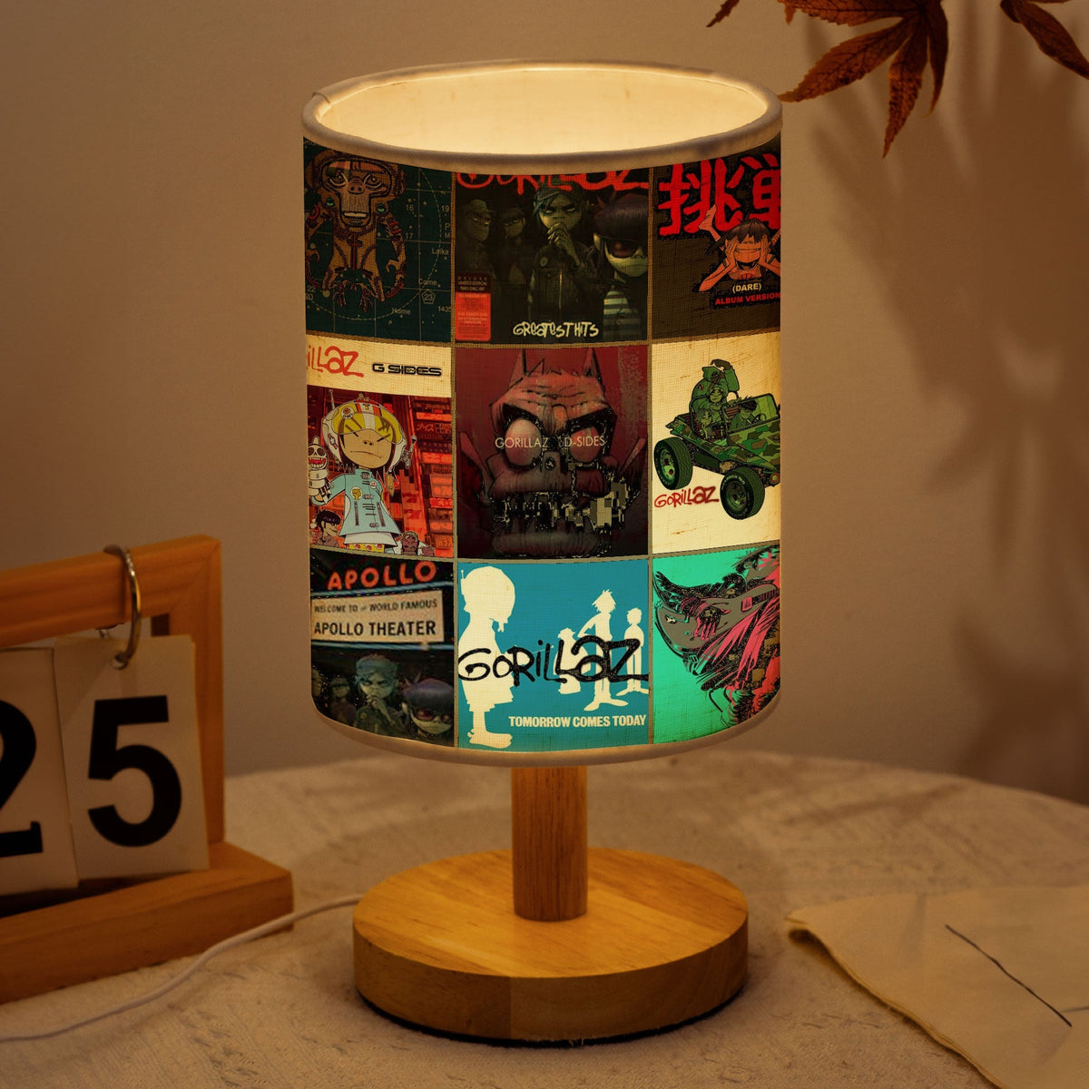 Gorillaz Fabric Lamp Virtual Band Vibes