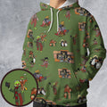 All-over Print Hoodie - CZMXCCCJ -  - 1