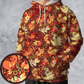 Pokemon Fire Pattern All-over Print Hoodie