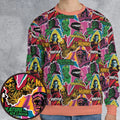 Monsters Pop Collage Universal Monsters All-over Print Sweatshirt