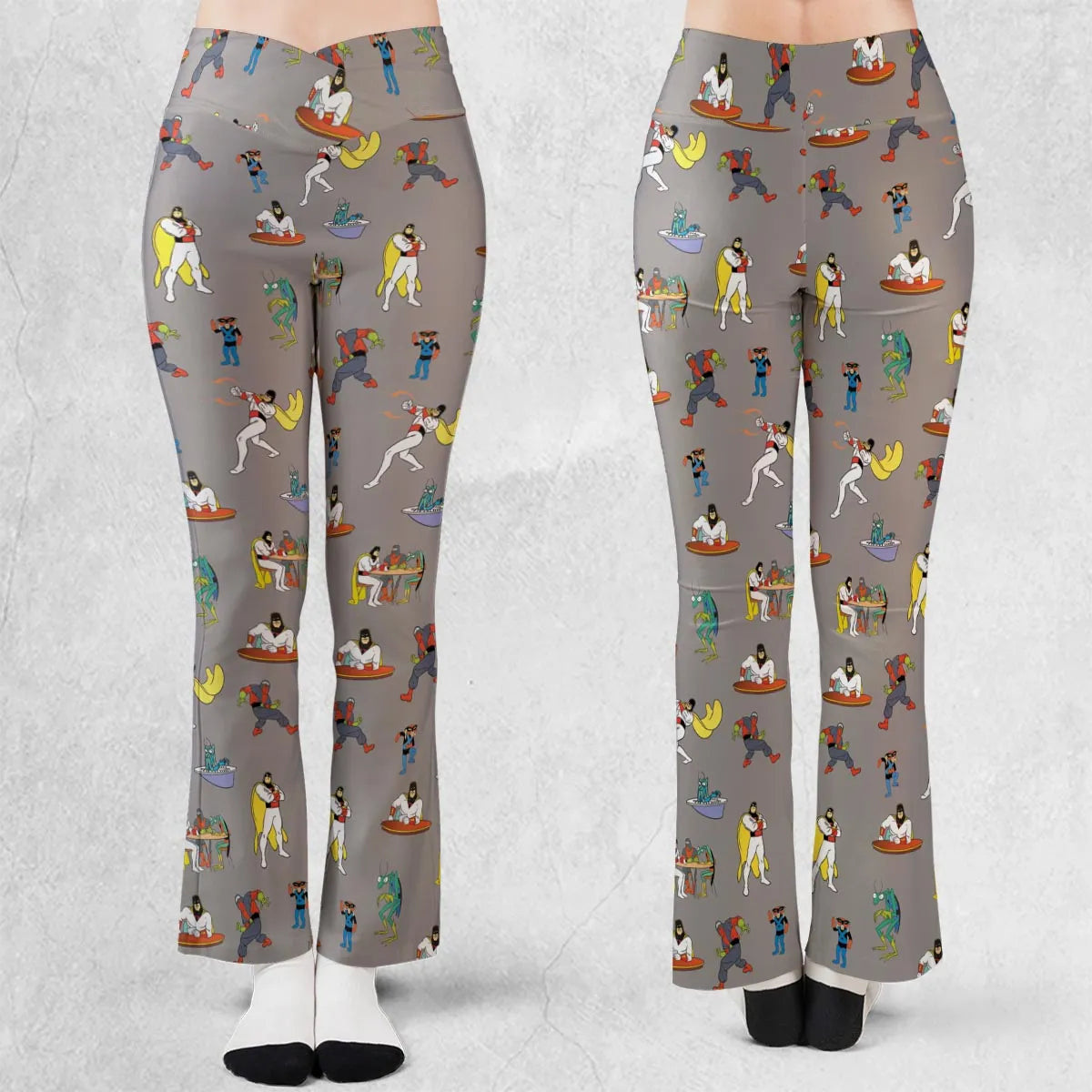 Space Ghost Coast to Coast Characters Flare Leggings