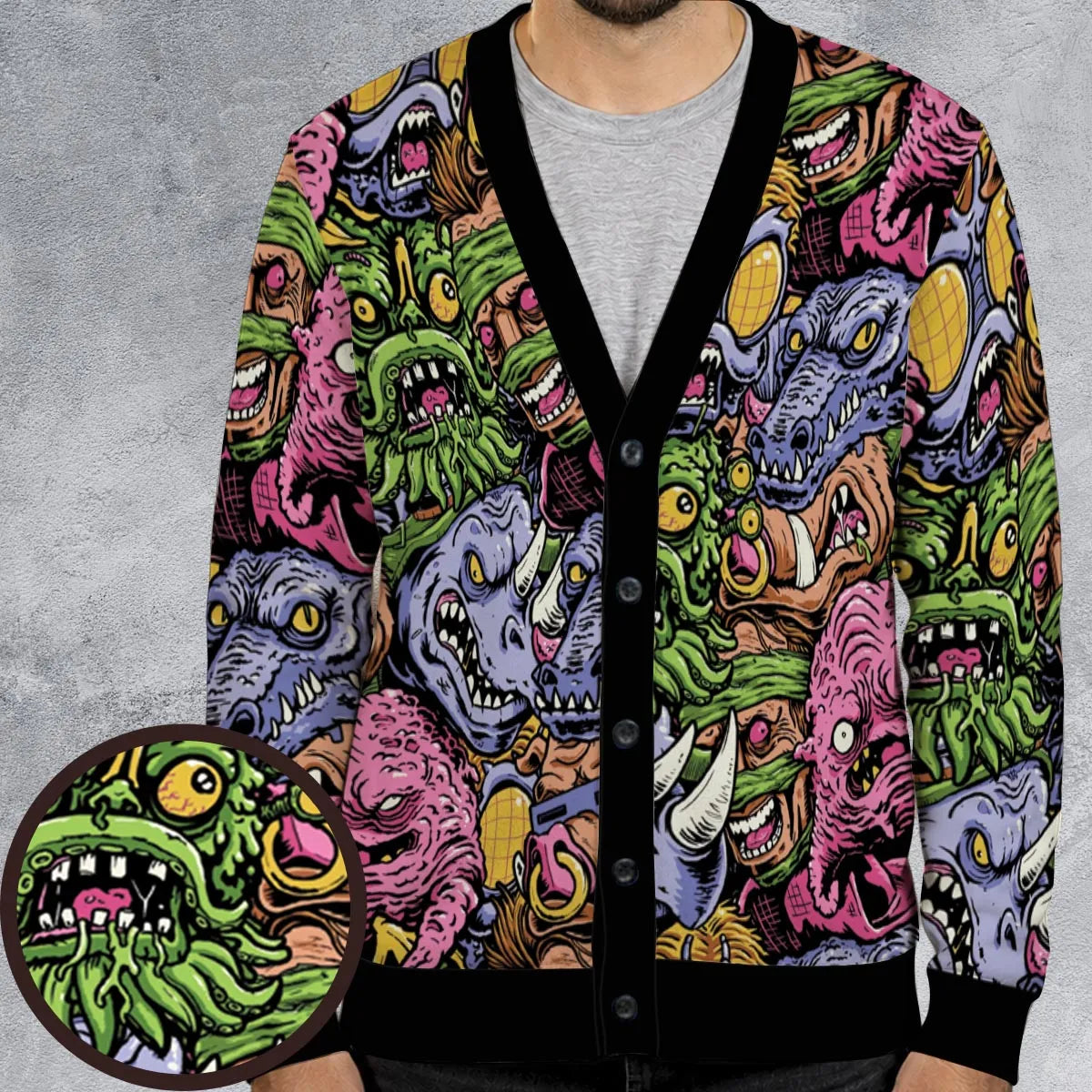 Nostalgic Villains Teenage Mutant Ninja Turtles Cardigan
