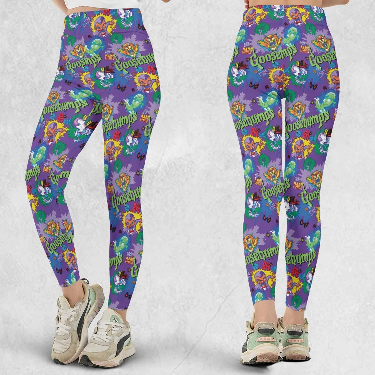 You Can't Scare Me Goosebumps Legging