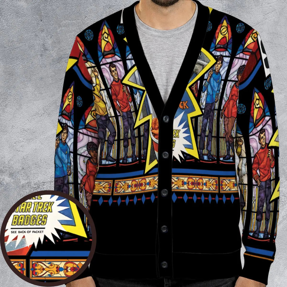 Sugar Smacks Star Trek Cardigan