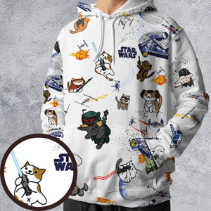 Star Wars Cats All-over Print Hoodie