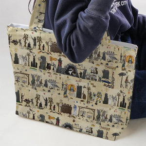 Bayeux Tapestry Monty Python Large Tote Bag