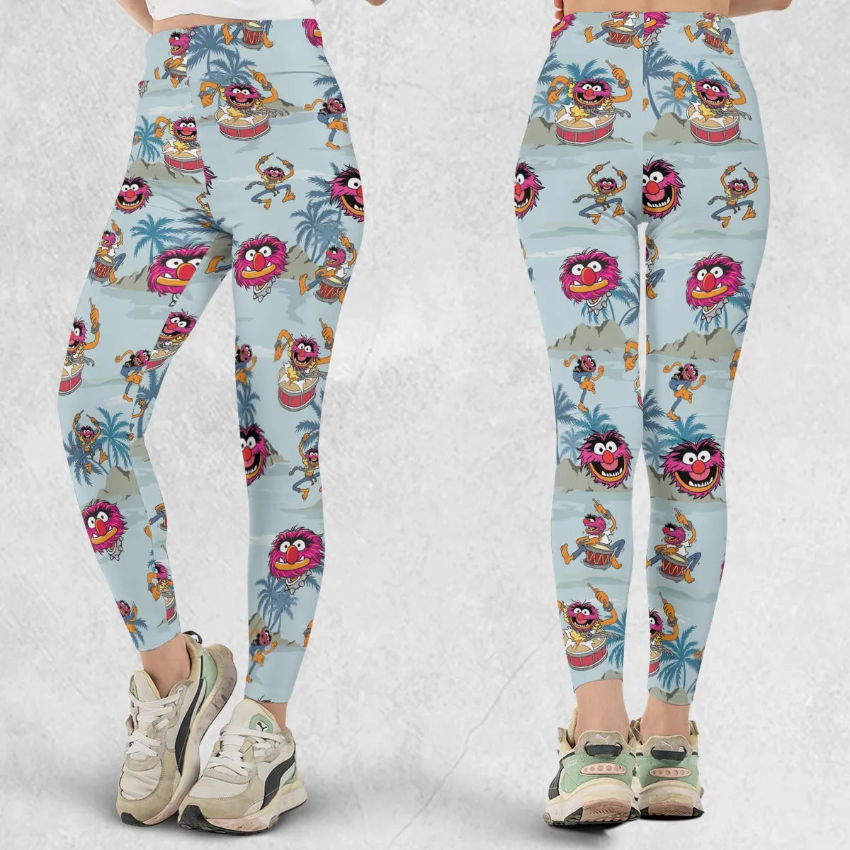 Animal The Muppet Show Drum Tropical Legging