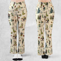 A Christmas Carol Characters Pattern Flare Leggings