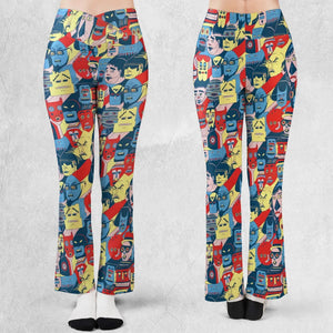 Trash Monsters Adult Swim Flare Leggings