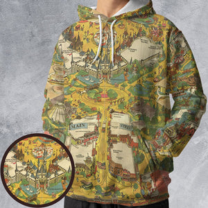 All-over Print Hoodie - 7LDH8NK9 -  - 1