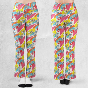 Rocko's Paint Brush Flare Leggings
