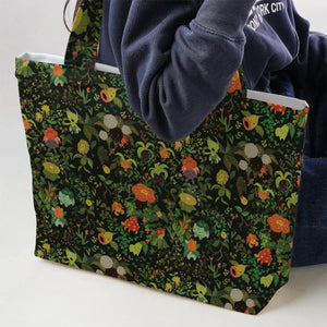 Grass Pokemon Patterns Large Tote Bag