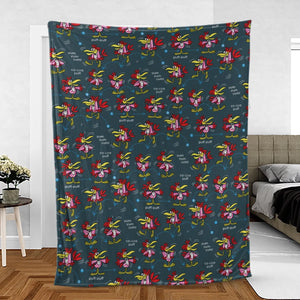 Do The Cuckoo Bird Stomp Fleece Blanket