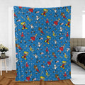 Bazooka Joe and His Friends Fleece Blanket