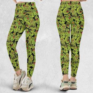 Funny Slimer Ghostbusters Legging