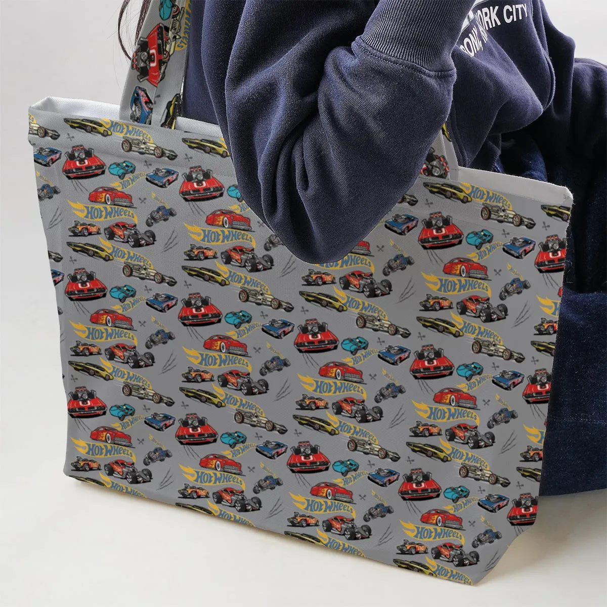 Hot Wheels Classic Car Large Tote Bag