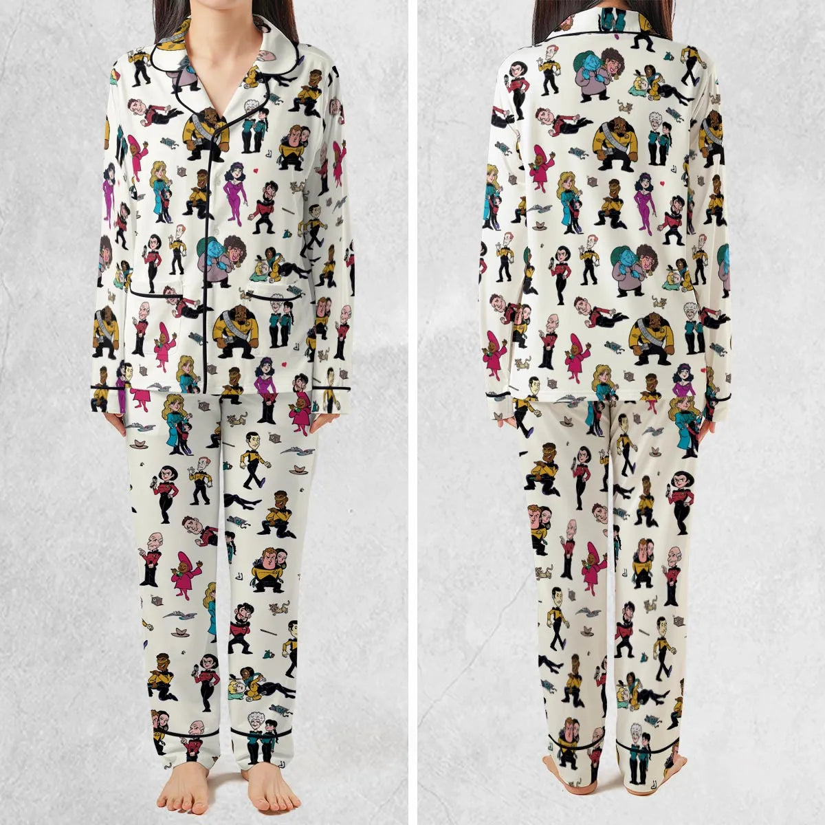 Star Trek TNG Tribute Pajamas Set