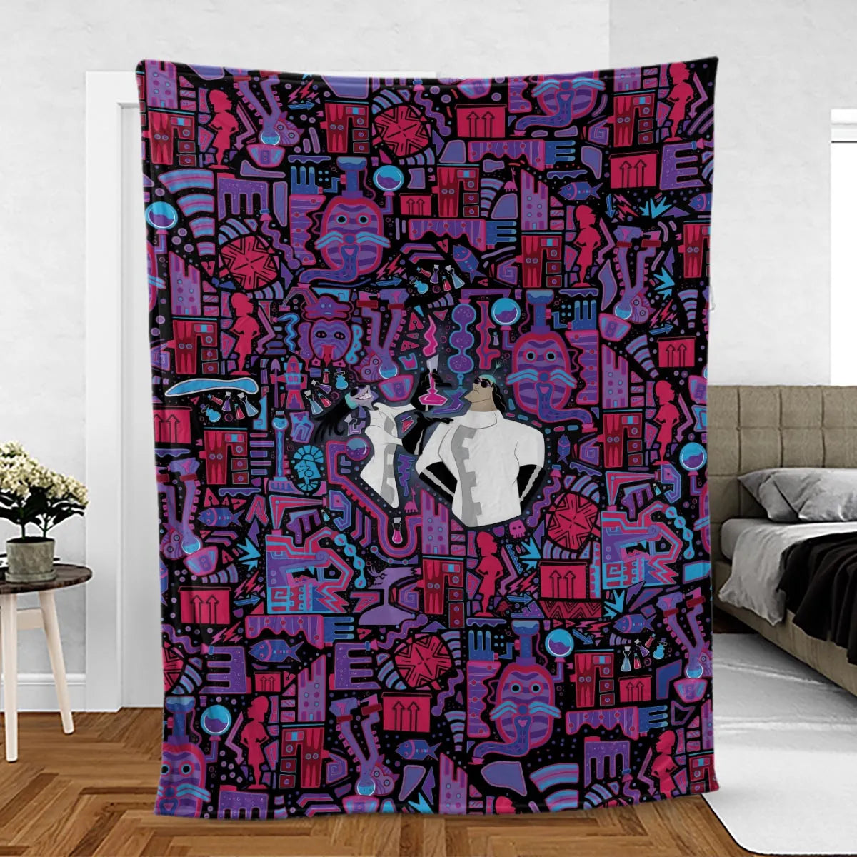 Mad Science Yzma The Emperor's New Groove Fleece Blanket