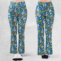 Jerry Seinfeld Comedian Pattern Flare Leggings