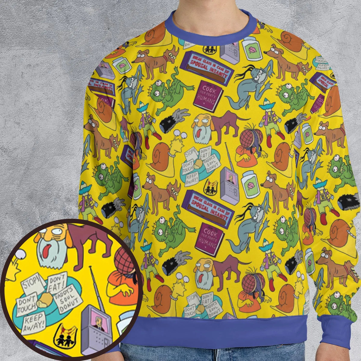 Treehouse of Horror The Simpson All-over Print Sweatshirt