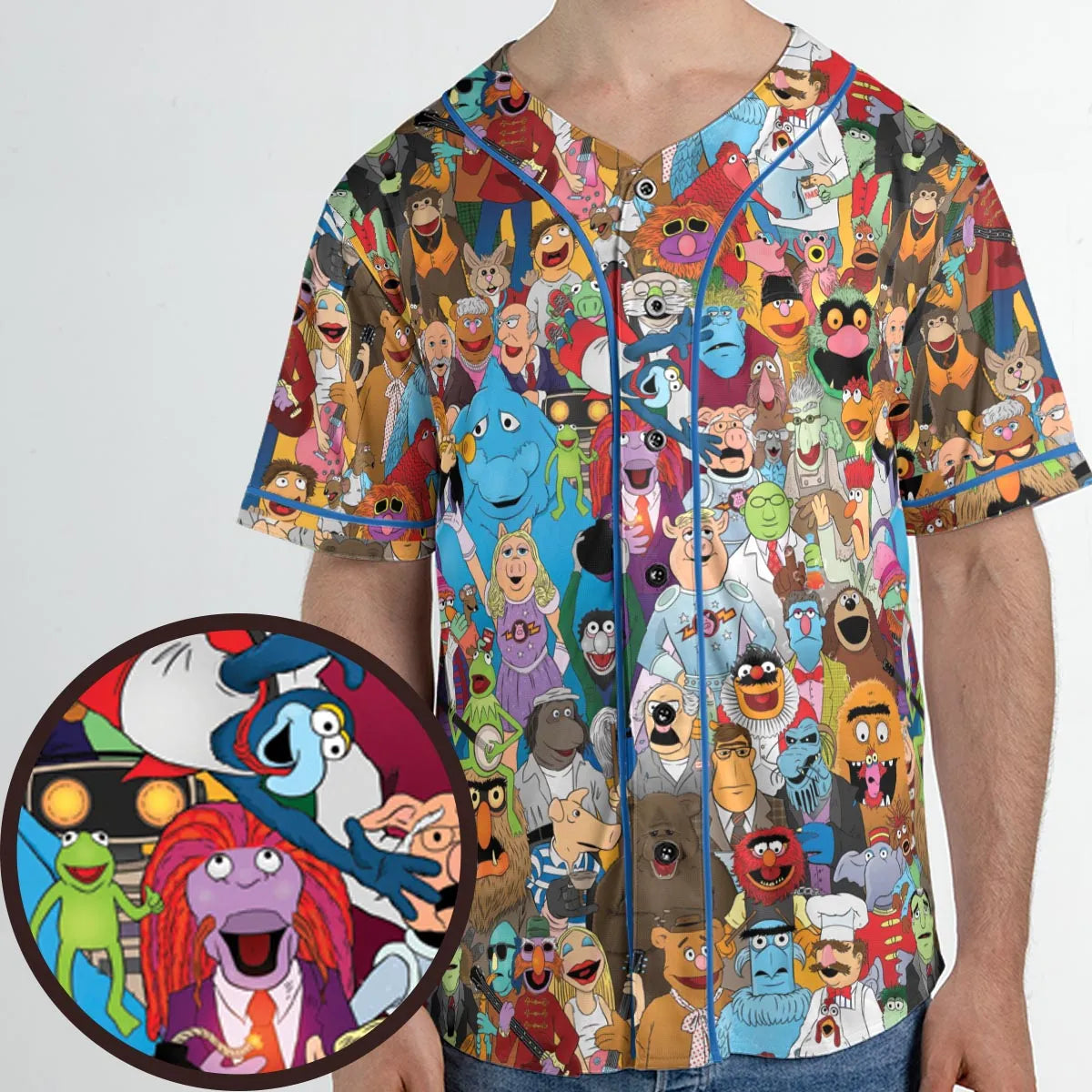 The Great Muppet Jubilee The Muppet Unisex Baseball Jersey