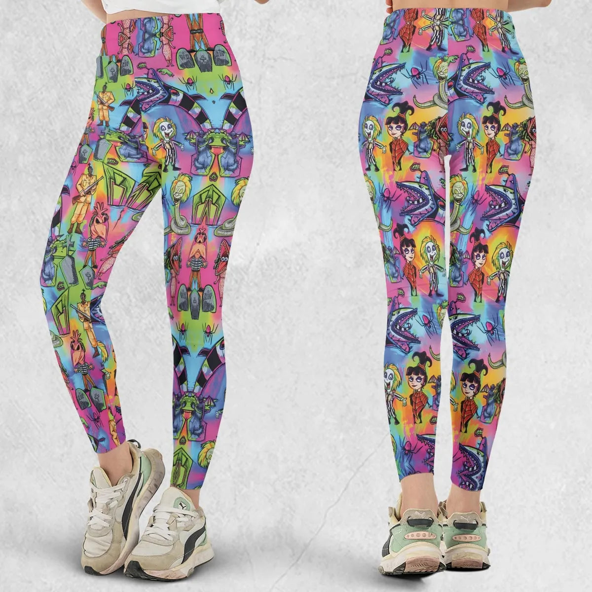 Hauntingly Stylish Beetlejuice Legging