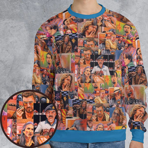 The Big Lebowski Painting Pattern All-over Print Sweatshirt