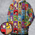 The women of Hanna Barbera All-over Print Hoodie