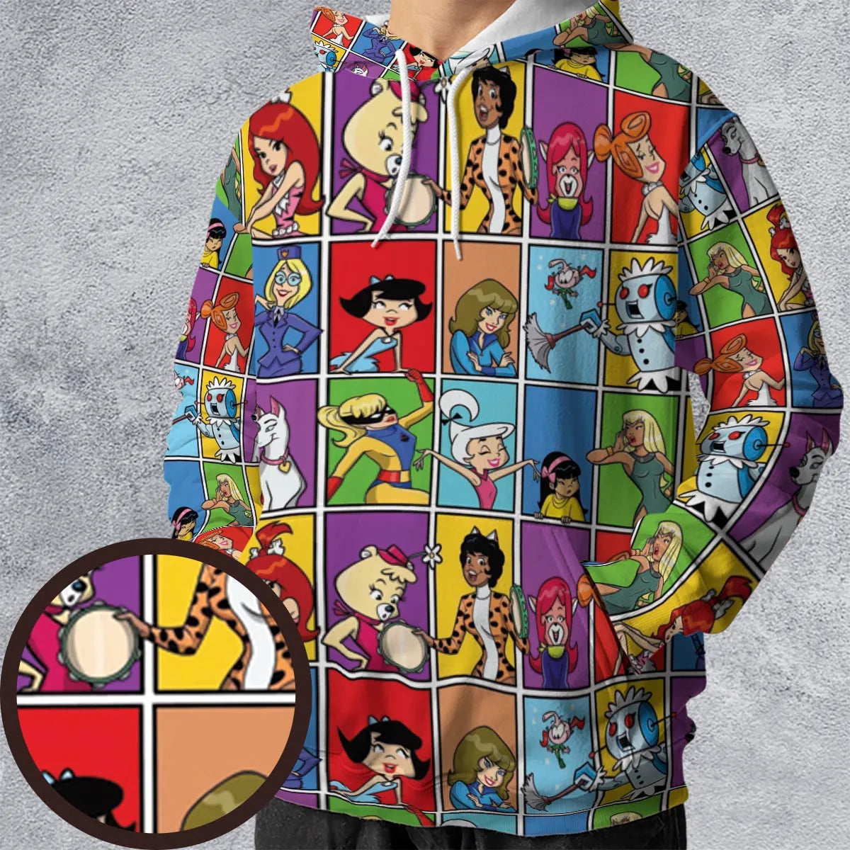 The women of Hanna Barbera All-over Print Hoodie