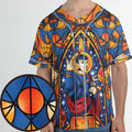 Stained Glass Star Trek Unisex Baseball Jersey