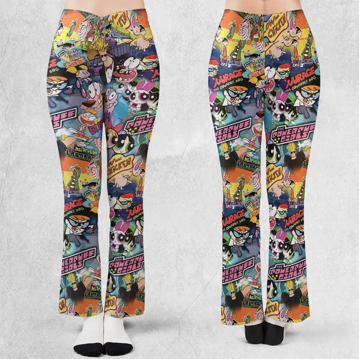 Cartoon Craze Flare Leggings