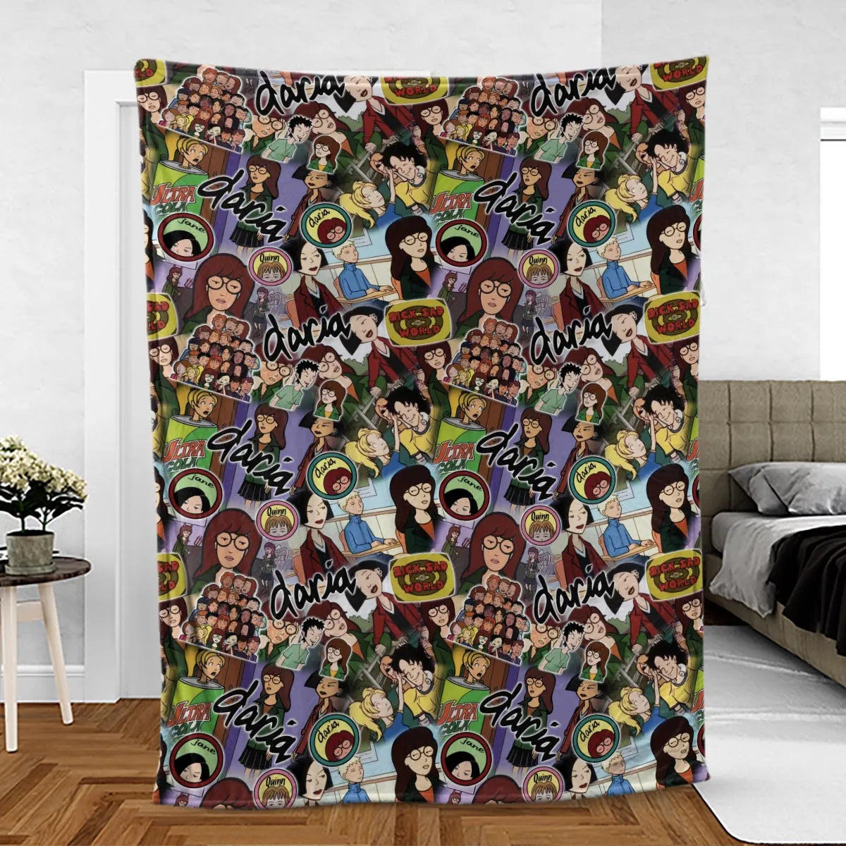 Sick Sad World Daria Fleece Blanket